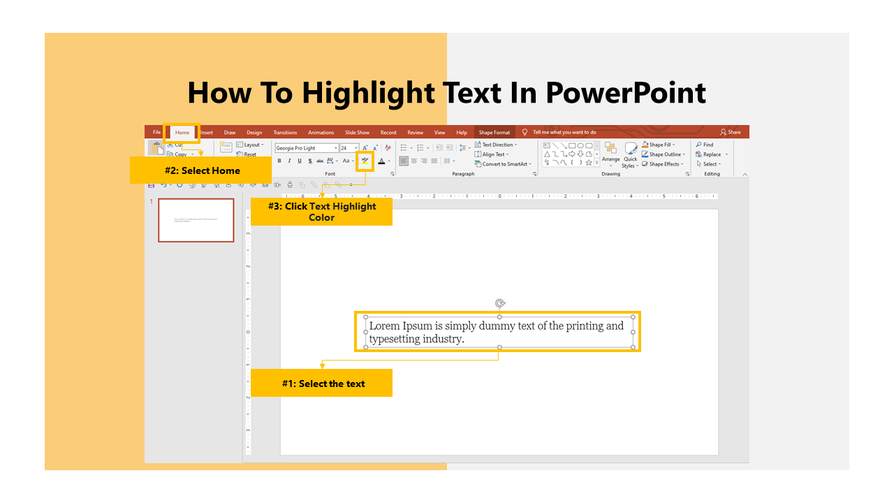 13_How To Highlight Text In PowerPoint